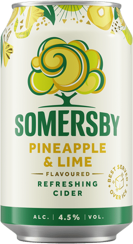 Somersby Pineapple Lime siideri 4,5% 0,33L tölkki