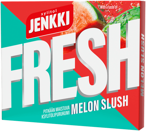 Jenkki Fresh 蜜瓜冰沙木糖醇口香糖 32g|Jenkki Fresh Melon Slush ksylitolipurukumi 32g