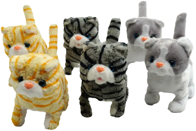 Ei merkkiä Pawtiful Pets 会走会叫的猫 15厘米,多款