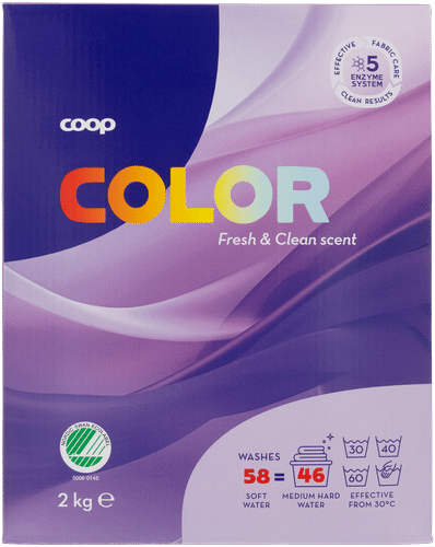 Coop 彩色衣物洗衣粉 2 kg