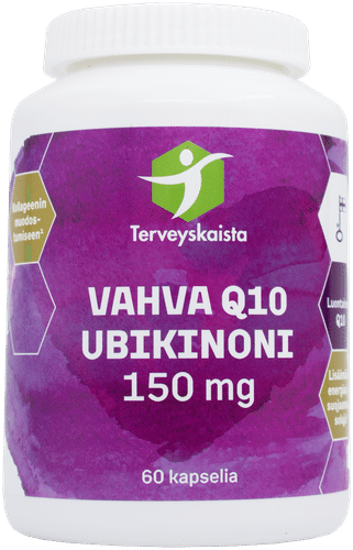 Terveyskaista Q10 辅酶 150毫克 60粒