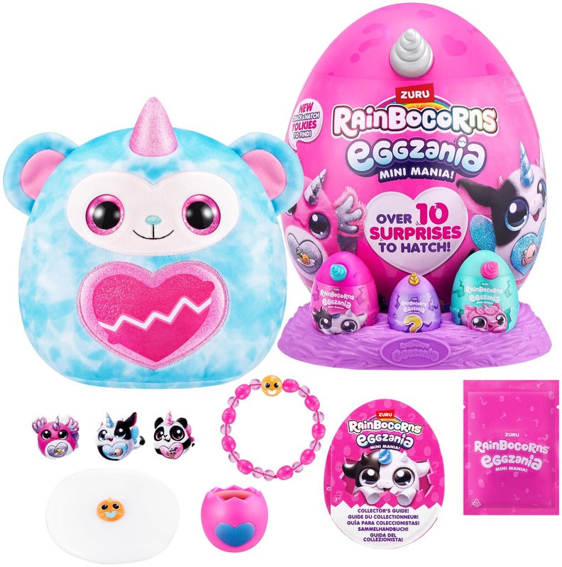 Rainbocorns 毛绒玩具 Eggzania 迷你系列1