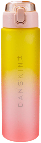 Danskin 900毫升饮水瓶 黄粉色