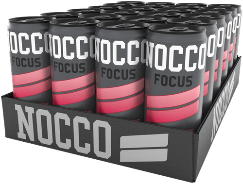 Nocco FOCUS 浆果味含气能量饮料 24x330ml|NOCCO FOCUS The Berries hiilihapotettu energiajuoma 24x330ml