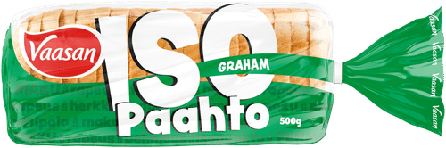 Vaasan ISOpaahto Graham 500g paahtoleipä|Vaasan ISOpaahto全麦 500克 吐司面包