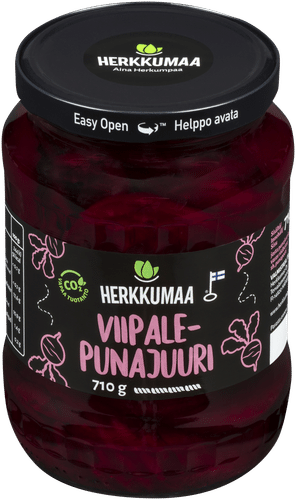 Herkkumaa 甜菜根片 710/440g