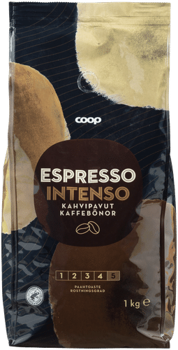 Coop kahvipapu espresso intenso 1 kg