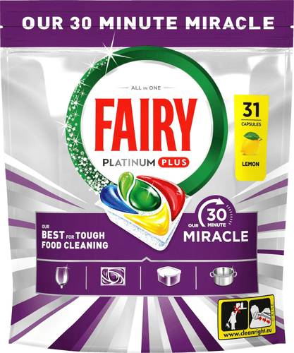 Fairy Platinum Plus All in One 30 Minute Miracle 31片洗碗机块