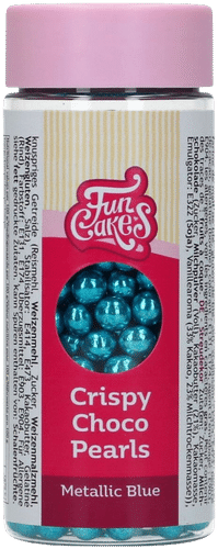Funcakes 金属光泽蓝色巧克力珠 60g