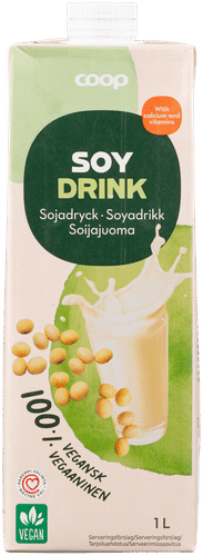Coop 豆奶 1 l|Coop soijajuoma 1 l