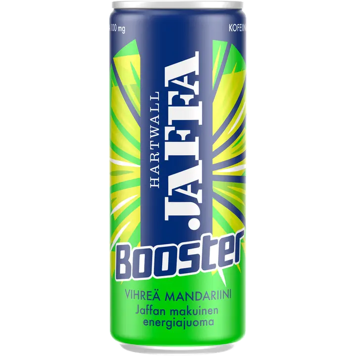 Jaffa Booster Vihreä mandariini energy drink 0,33 l|Jaffa Booster 绿柑能量饮料 0,33 l