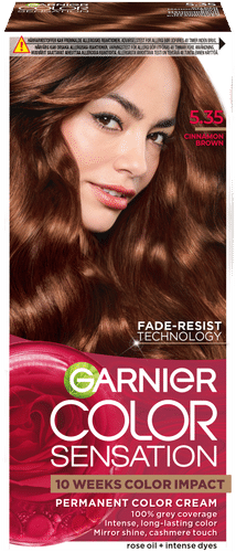 Garnier Color Sensation 5.35 Cinnamon Brown Mahonkinen kullanruskea kestoväri 1kpl