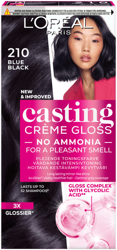 L'Oréal Paris Casting Crème Gloss 210 Blue Black semi-permanent hiusväri normaaleille hiuksille 1 pce