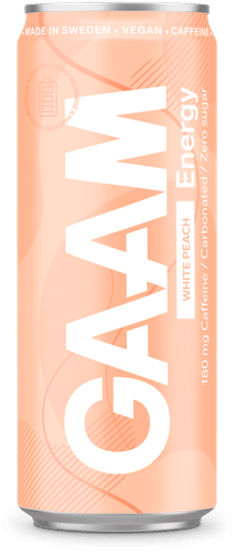 GAAM Energy 330ml White Peach