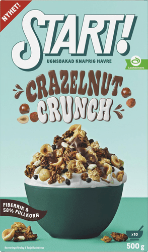 START! Crazelnut Crunch granola 500g|Start 榛果脆格兰诺拉 500g