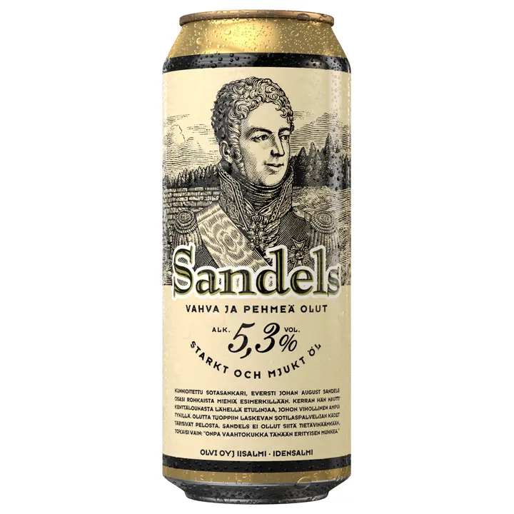 Sandels 5,3 % olut 0,5 l tlk|Sandels 5.3% 饮品 0.5 升 tlk