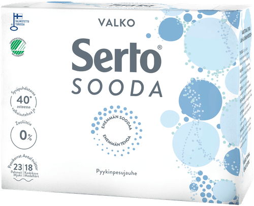 Serto Sooda白色衣物洗衣粉 890 g