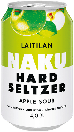 Laitilan Naku 苹果酸味4.0%体积比 0.33升硬苏打