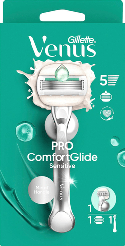 Gillette Venus Pro Comfortglide Sensitive 剃毛刀 + 壁挂架