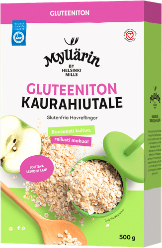 Myllärin Gluteeniton Kaurahiutale 500 g|Myllärin 无麸质燕麦片 500 g