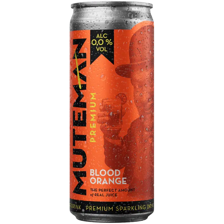 Muteman Premium Blood Orange 0,0% 0,33 fit tlk|Muteman 优质血橙 0.0% 0.33 适合 tlk