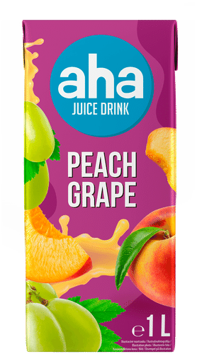 AHA persikkarypälemehujuoma 1 l|aha 桃葡萄汁饮料 1 l