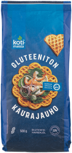 Kotimaista gluteeniton kaurajauho 500 g|Kotimaista 无麸质燕麦粉 500 g