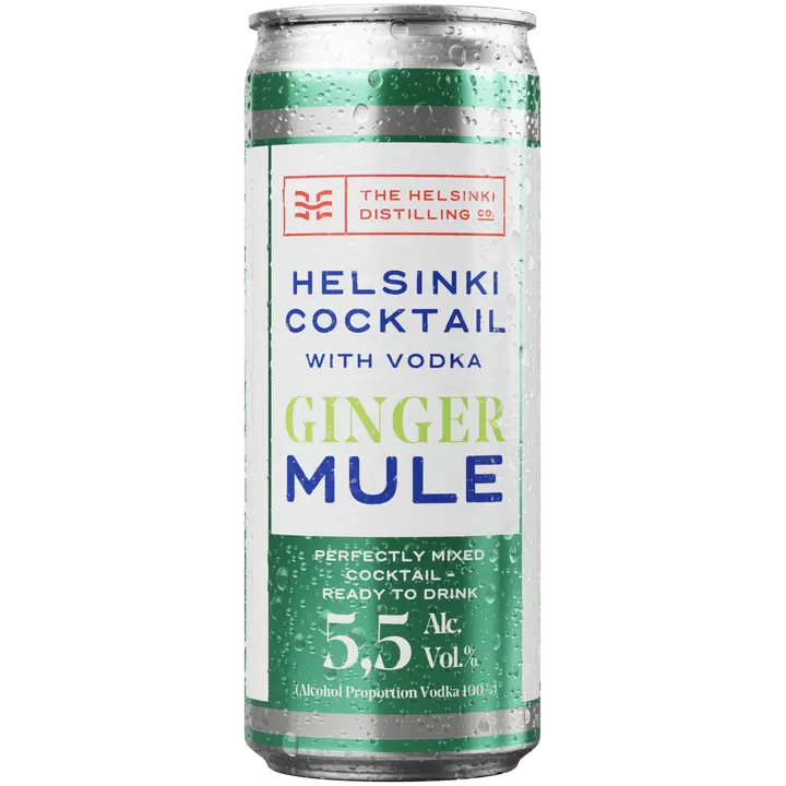 Helsinki Cocktail Ginger Mule 5,5 % 0,33 l fit tlk|Helsinki 鸡尾饮品姜汁骡子 5.5% 0.33 l 适合 tlk
