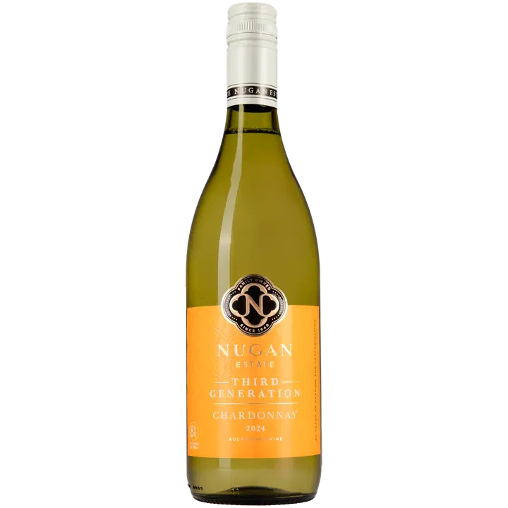 Nugan Estate Third Generation Chardonnay valkoviini 8,0 til-% 75cl plo|Nugan Estate 第三代霞多丽白葡萄饮料 8.0 vol% 75cl plo