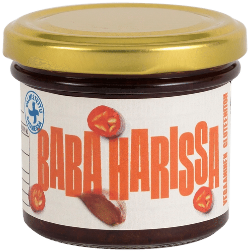 Baba 哈里萨辣椒蒜蓉酱 120g|Baba Harissa Chili-valkosipulitahna 120g