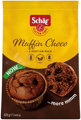 Schär 225克无麸质巧克力松饼|Schär 225g Muffin Choco Suklaamuffinssi gluteeniton