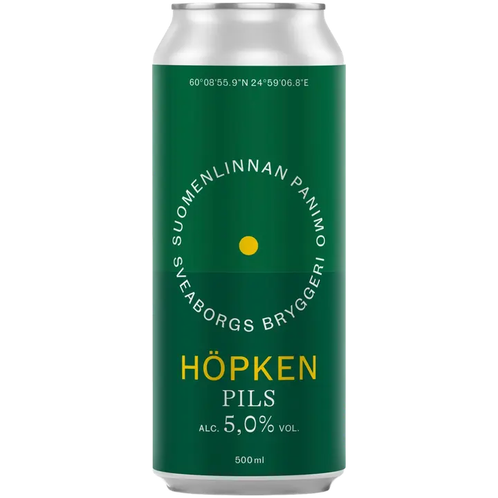 Suomenlinnan Panimo 50cl Höpken Pils 5% tölkki olut|Suomenlinnan Panimo 50cl Höpken Pils 5% 罐装饮品