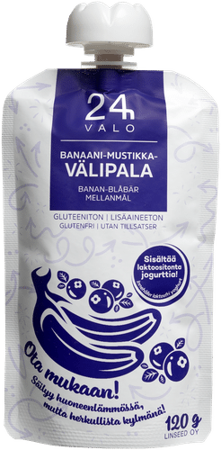 Valo24h 香蕉蓝莓零食 120 g