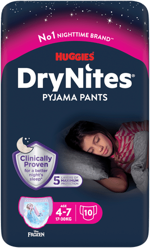 Huggies DryNites女童款10片 4-7岁