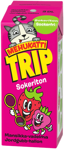 Mehukatti Trip 无糖草莓覆盆子饮料 2 dl