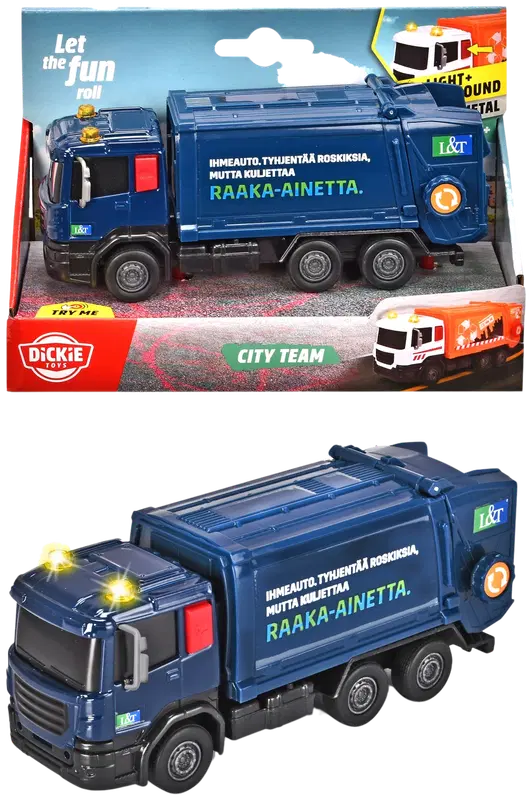Dickie Toys Lassila & Tikanoja垃圾车|Dickie Toys Lassila & Tikanoja roskisauto