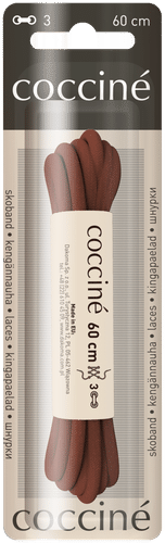 Coccine kengännauha 60 cm, ruskea
