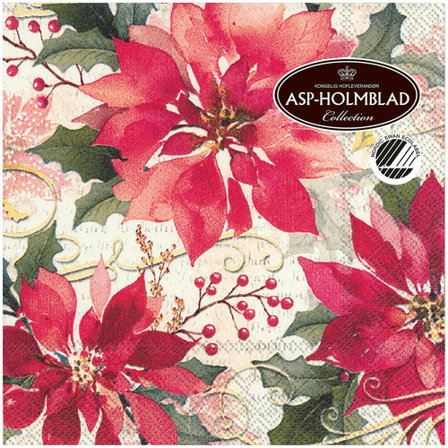 ASP-Holmblad 节日花卉餐巾纸 33cm