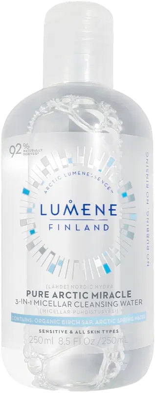Lumene LÄHDE 3合1 胶束洁肤水 250ml|Lumene LÄHDE 3IN1 Micellar-Puhdistusvesi 250ml