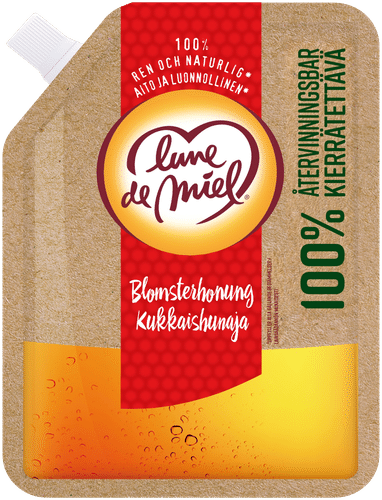 Lune de Miel 1kg kukkaishunaja täyttöpakkaus|Lune de Miel 1公斤百花蜂蜜补充装