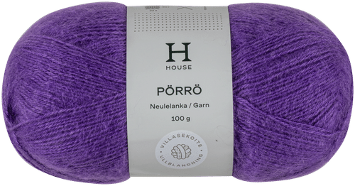 House 马海毛-羊毛-腈纶线 Pörrö 100克 冷丁香色187