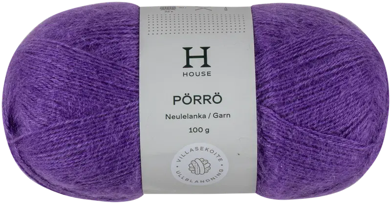 House 马海毛-羊毛-腈纶线 Pörrö 100克 冷丁香色187|House lanka mohair-villa-akryyli Pörrö 100 g Cold lilac 187