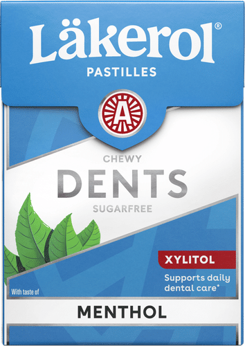 Läkerol Dents 薄荷木糖醇含片 85g|Läkerol Dents Menthol ksylitolipastilli 85g