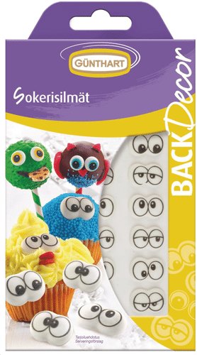 Günthart kakunkoriste silmät 12g|Decor 金特蛋糕装饰眼睛 12g