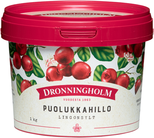 Dronningholm Puolukkahillo 1kg|Dronningholm 越橘果酱 1kg
