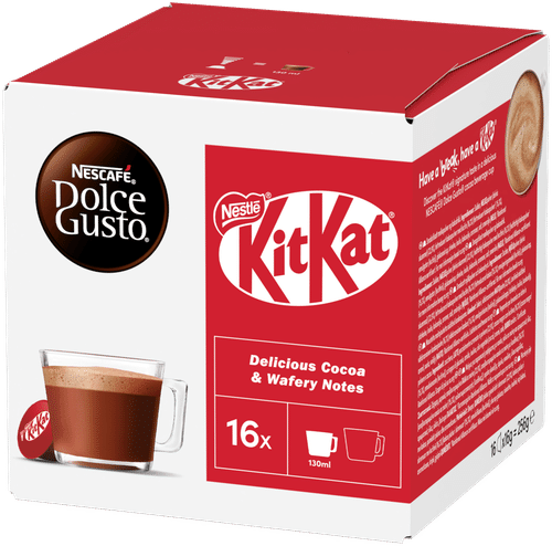 Nescafé Dolce Gusto KitKat 16kaps/256g|Nescafé Dolce Gusto奇巧巧克力 16粒/256g