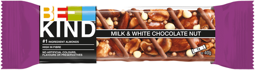 BE-KIND 牛奶白巧克力坚果棒(40克)|BE-KIND Milk&White Choc Nut patukka (40g)