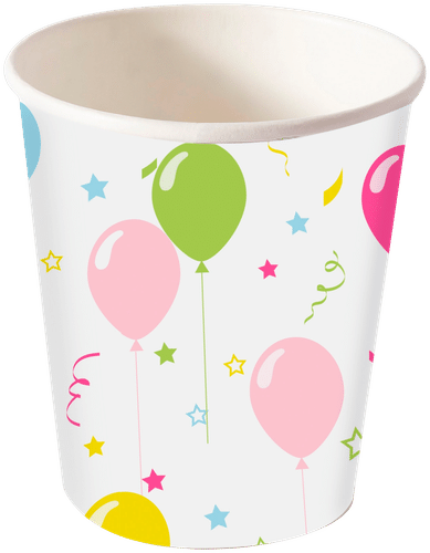 Duni 纸杯 20cl Balloon Fun 10 kpl