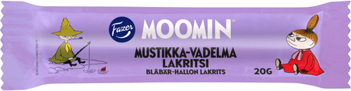 Fazer 姆明蓝莓覆盆子甘草棒 20g|Fazer Moomin Mustikka-vadelma lakritsipatukka 20g