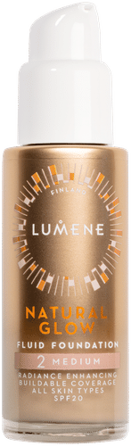 Lumene Natural Glow Heleyttävä meikkivoide SK20 2 Medium 30 ml